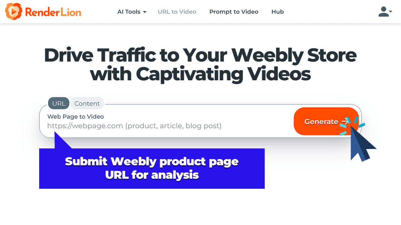 Submit Weebly product page URL for analysis