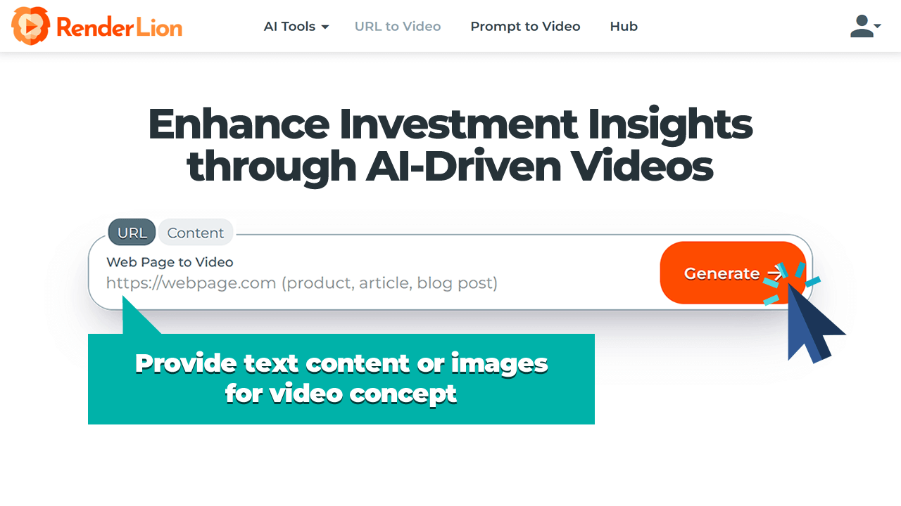 Provide content for video concept